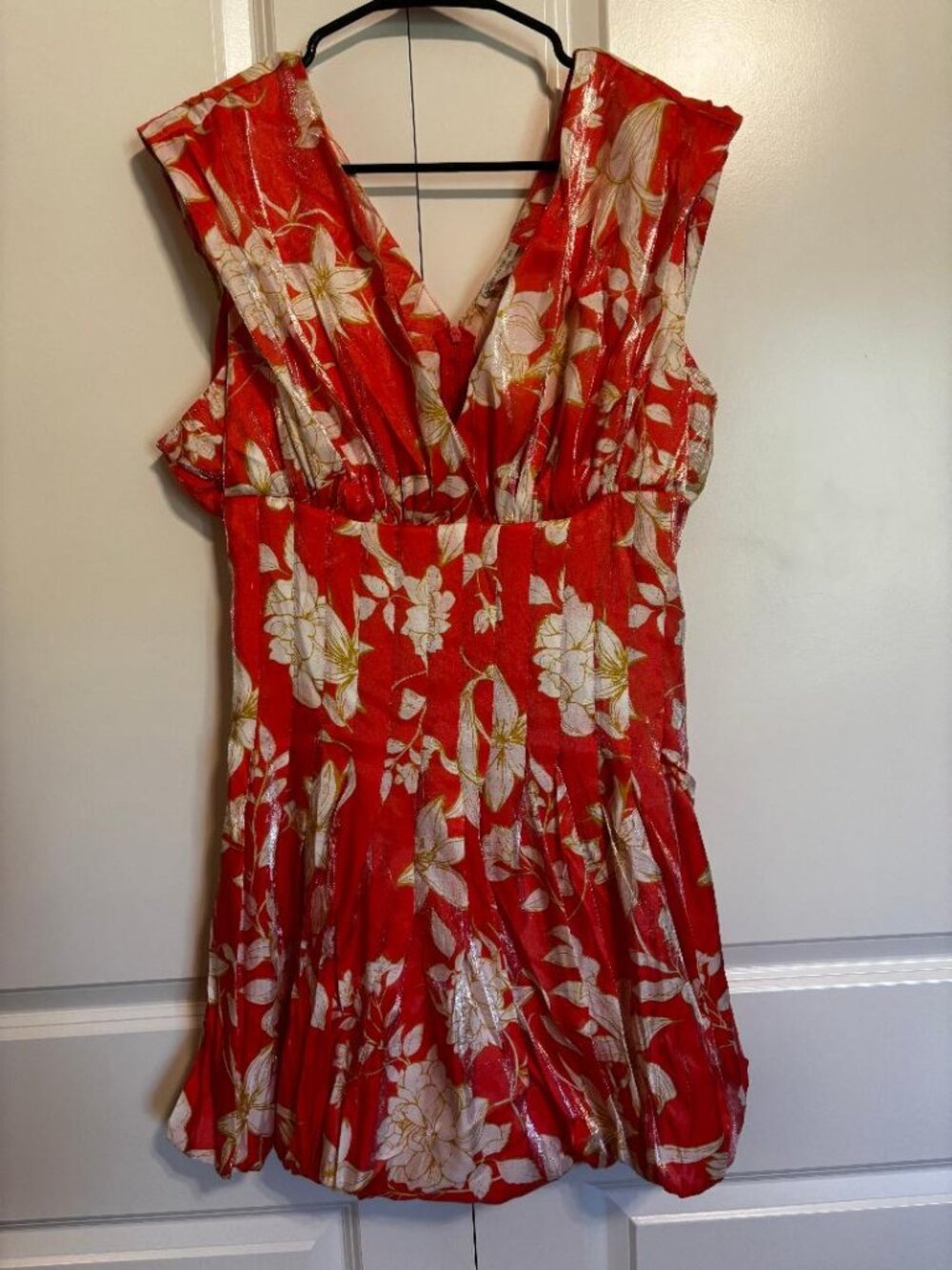 Coral Summer Mini Dress